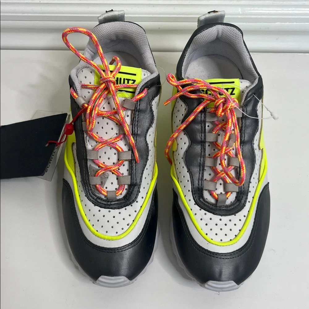 NWT Schutz Neon Sneakers Sz 6